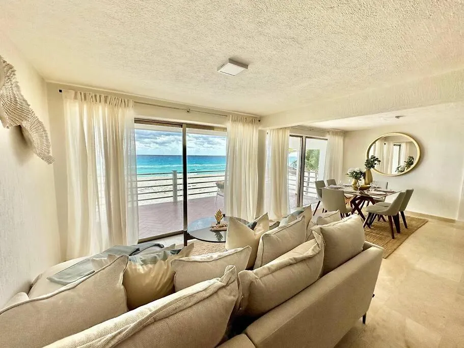 Apartment Villa De Lujo 2Br Vista Mar Playa Privada Cancun