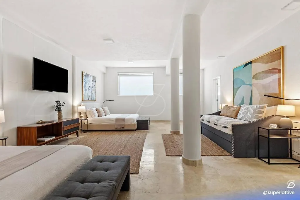 Villa De Lujo 2Br Vista Mar Playa Privada Cancun Mexico