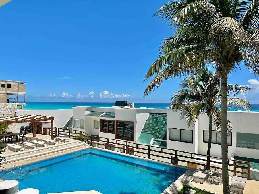 Apartment Villa De Lujo 2Br Vista Mar Playa Privada Cancun Mexico