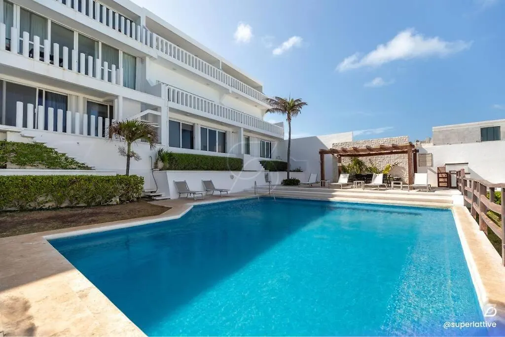 Villa De Lujo 2Br Vista Mar Playa Privada Cancun Mexico