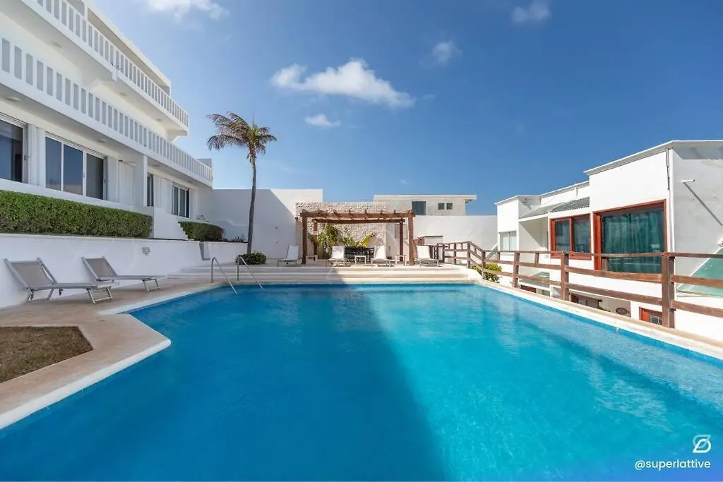 Villa De Lujo 2Br Vista Mar Playa Privada Cancun 0*,  Mexico