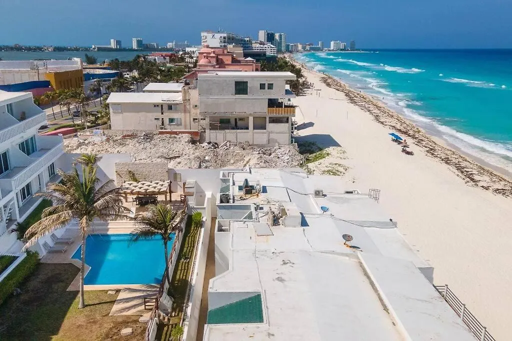 Villa De Lujo 2Br Vista Mar Playa Privada Cancun 0*,