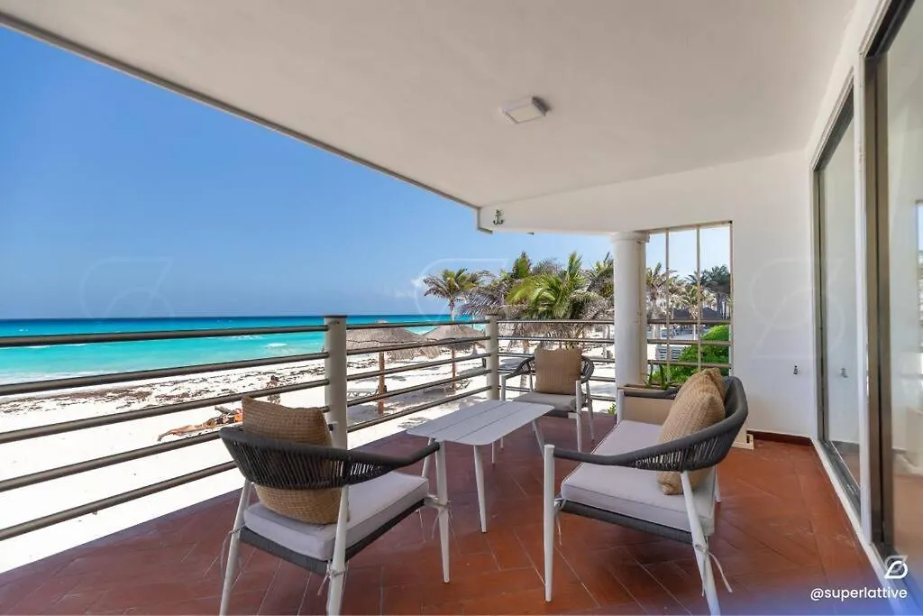Villa De Lujo 2Br Vista Mar Playa Privada Cancun Mexico