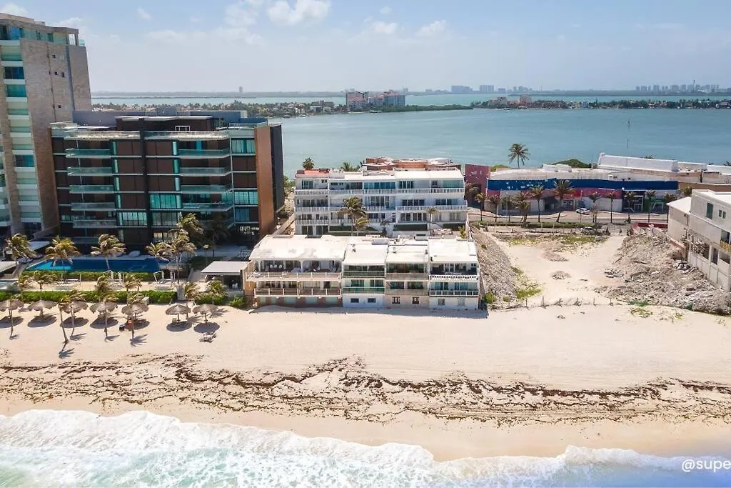 Villa De Lujo 2Br Vista Mar Playa Privada Cancun Mexico